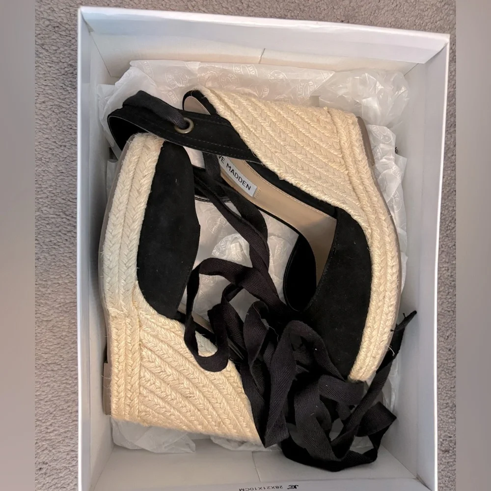 Steve Madden Womens Barre Espadrille Wedge Sandal - Picture 10 of 10